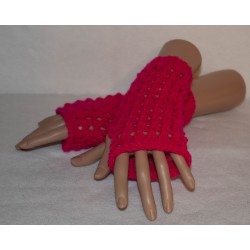 Stulpen - fingerlose Handschuhe - Lochmuster