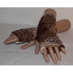 Stulpen - fingerlose Handschuhe - Lochmuster