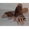 Stulpen - fingerlose Handschuhe - Lochmuster